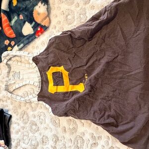 Genuine Merchandise Black and Yellow Kids Tank Top